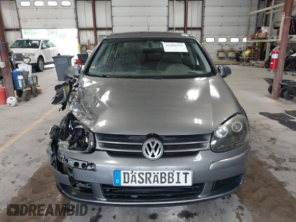 2009 Volkswagen Rabbit S with VIN WVWDB71K39W142437, listed as a IAAI auction lot 42426555 with 154,571 mi miles and . Bid and sale history available at DreamBid. Image 12.