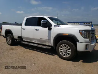 2020 GMC Sierra 3500HD Denali z VIN 1GT49WEY2LF317238, wystawiony jako Copart lot #61554414 z przebiegiem Nie podano mil oraz Szkoda całkowita • Salvage title. Historia ofert i sprzedaży dostępna na DreamBid. Obrazek 4.
