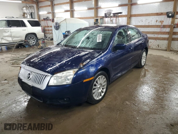 2006 Mercury Milan Premier with VIN 3MEHM08106R658929, listed as a Copart auction lot 45934655 with 124,787 mi miles and Salvage title. Bid and sale history available at DreamBid. Image 1.