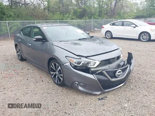 2018 Nissan Maxima SV with VIN 1N4AA6AP0JC394170, listed as a IAAI auction lot 42165841 with 133,689 mi miles and . Bid and sale history available at DreamBid. Image 1.