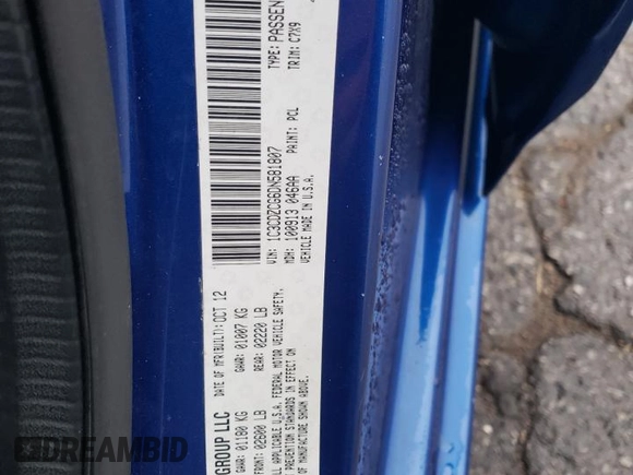 2013 Dodge Avenger SXT z VIN 1C3CDZCG6DN581807, wystawiony jako Copart lot #81929854 z przebiegiem 83 410 mil mil oraz Szkoda całkowita • Salvage title. Historia ofert i sprzedaży dostępna na DreamBid. Obrazek 12.