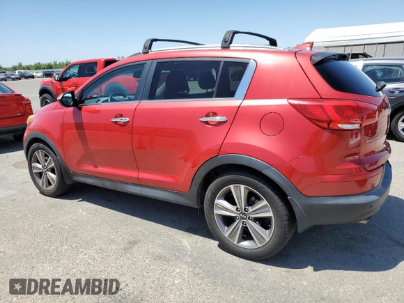 2014 Kia Sportage SX with VIN KNDPC3A62E7583535, listed as a Copart auction lot 57584215 with 79,010 mi miles and Salvage title. Bid and sale history available at DreamBid. Image 2.