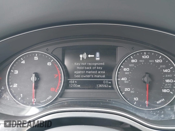 2013 Audi A6 2.0T Premium with VIN WAUCFAFC3DN043093, listed as a IAAI auction lot 42043576 with 136,592 mi miles. Bid and sale history available at carsss.com. Image 7.