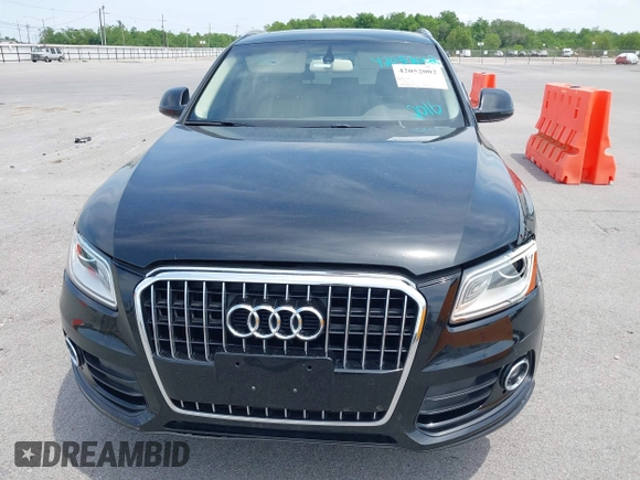 2016 Audi Q5 Premium Plus with VIN WA1L2AFP6GA027221, listed as a IAAI auction lot 42052002 with 90,813 mi miles. Bid and sale history available at carsss.com. Image 12.
