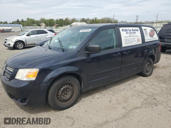 2010 Dodge Grand Caravan SE with VIN 2D4RN4DE5AR174601, listed as a Copart auction lot 54815255 with 224,971 mi miles and Salvage Title. Bid and sale history available at DreamBid. Image 1.