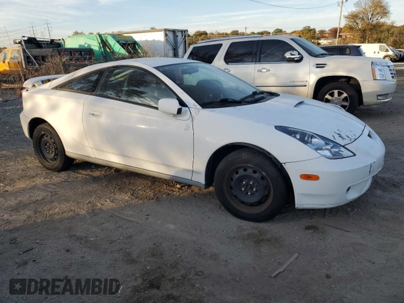 2002 Toyota Celica GT with VIN JTDDR32T120136902, listed as a Copart auction lot 78049974 with 206,849 mi miles and Clean Title. Bid and sale history available at carsss.com. Image 4.