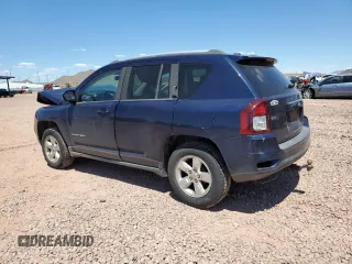 2016 Jeep Compass Latitude z VIN 1C4NJCEAXGD735156, wystawiony jako Copart lot #56607755 z przebiegiem 163 996 mil mil oraz Szkoda całkowita • Salvage title. Historia ofert i sprzedaży dostępna na DreamBid. Obrazek 2.