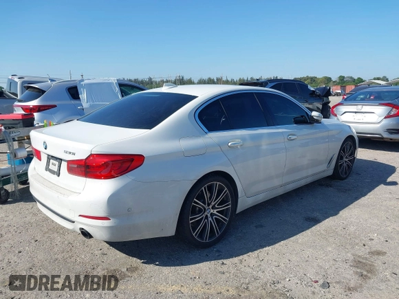 2018 BMW 5 Series 530i with VIN WBAJA5C57JWA35784, listed as a IAAI auction lot 41889468 with 68,471 mi miles and . Bid and sale history available at DreamBid. Image 4.