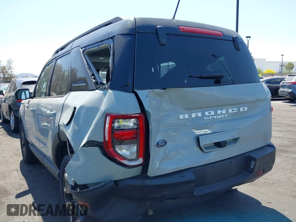 2022 Ford Bronco Sport Outer Banks с VIN 3FMCR9C69NRD30021, выставлен на аукционе IAAI как лот 42378939 с пробегом 60 862 миль миль и . История ставок и продаж доступна на DreamBid. Изображение 6.