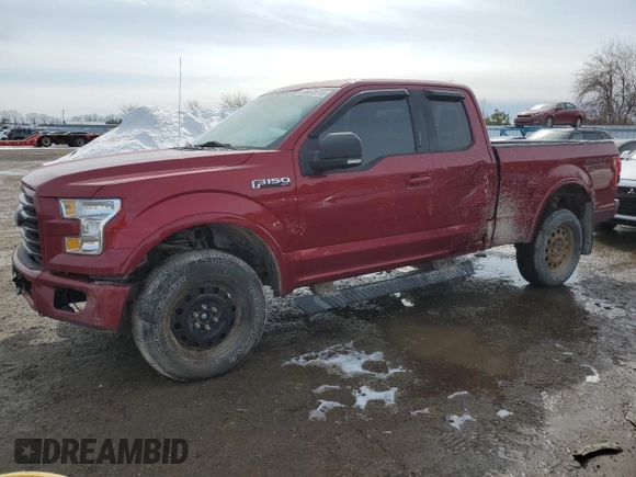 2015 Ford F-150 XLT with VIN 1FTFX1EF5FFA27144, listed as a Copart auction lot 46578715 with 220,221 mi miles and Clean Title. Bid and sale history available at carsss.com. Image 1.