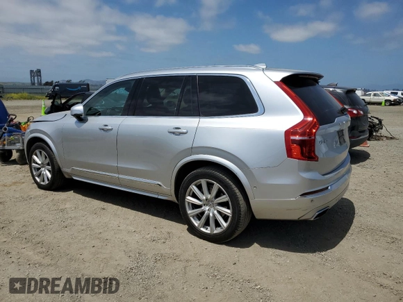 2016 Volvo XC90 T6 Inscription z VIN YV4A22PL4G1034535, wystawiony jako Copart lot #56227225 z przebiegiem 91 877 mil mil oraz Szkoda całkowita • Salvage title. Historia ofert i sprzedaży dostępna na DreamBid. Obrazek 2.