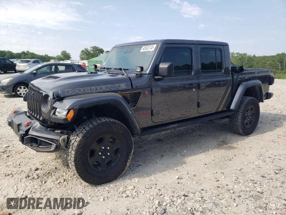 2021 Jeep Gladiator Mojave z VIN 1C6JJTEG8ML594082, wystawiony jako Copart lot #60830745 z przebiegiem 27 528 mil mil oraz Szkoda całkowita • Salvage title. Historia ofert i sprzedaży dostępna na DreamBid. Obrazek 1.