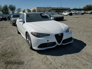 2023 Alfa Romeo Giulia with VIN ZARFAMAN9P7667245, listed as a Copart auction lot 49924525 with 4,799 mi miles and Salvage title. Bid and sale history available at DreamBid. Image 11.