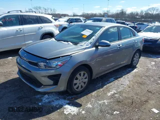 2021 Kia Rio LX with VIN 3KPA24AD5ME372745, listed as a IAAI auction lot 41633392 with 72,523 mi miles. Bid and sale history available at carsss.com. Image 17.