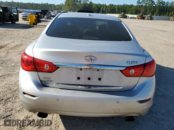 2017 Infiniti Q50 3.0t Signature Edition with VIN JN1EV7AR6HM832060, listed as a Copart auction lot 74277644 with 75,543 mi miles and Salvage Title. Bid and sale history available at carsss.com. Image 6.