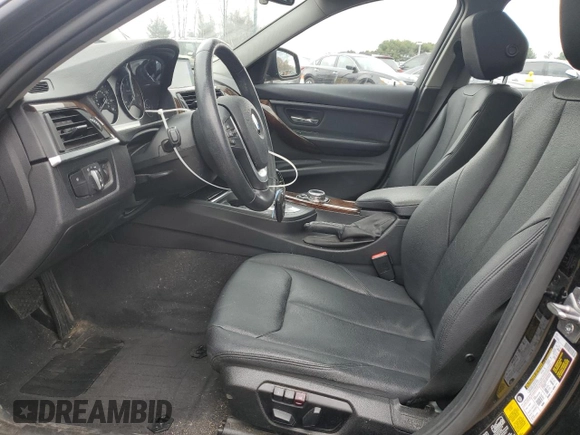 2014 BMW 3 Series 328d xDrive with VIN WBA3D5C51EKX96465, listed as a Copart auction lot 52592145 with 82,526 mi miles and Salvage Title. Bid and sale history available at carsss.com. Image 7.