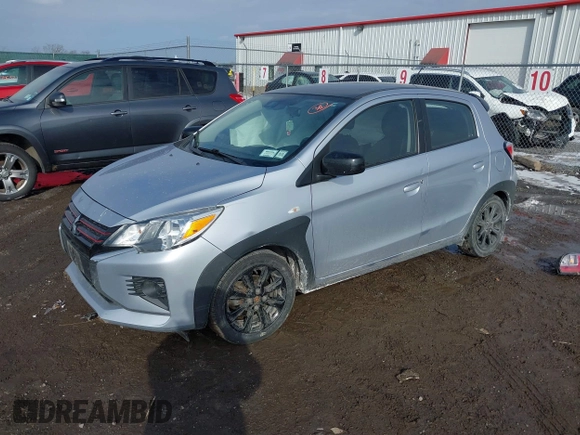 2023 Mitsubishi Mirage Black Edition с VIN ML32AWHJ7PH000985, выставлен на аукционе IAAI как лот 41715630 с пробегом 33 582 миль миль и . История ставок и продаж доступна на DreamBid. Изображение 16.