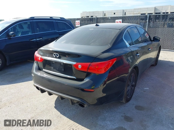 2017 Infiniti Q50 Premium with VIN JN1EV7AP4HM740380, listed as a IAAI auction lot 42593516 with 101,563 mi miles and . Bid and sale history available at DreamBid. Image 4.