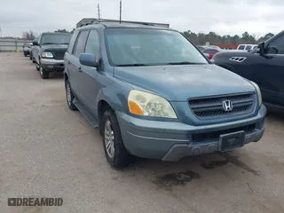2005 Honda Pilot EX-L with RES with VIN 2HKYF18605H514327, listed as a IAAI auction lot 41563556 with 185,572 mi miles. Bid and sale history available at carsss.com. Image 1.