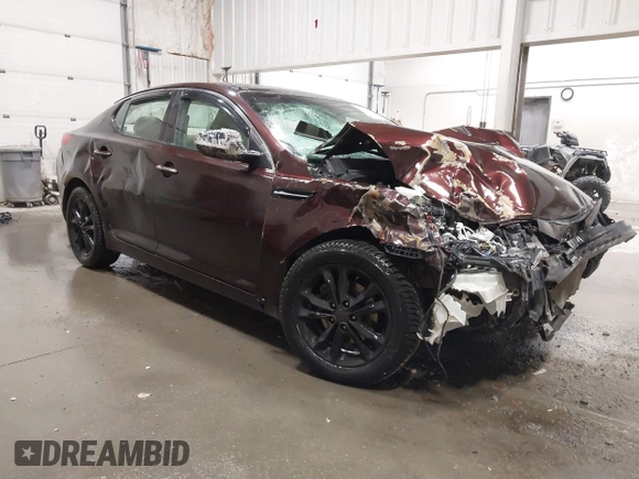 2011 Kia Optima EX with VIN KNAGN4A70B5108513, listed as a IAAI auction lot 42097595 with 184,334 mi miles and . Bid and sale history available at carsss.com. Image 1.