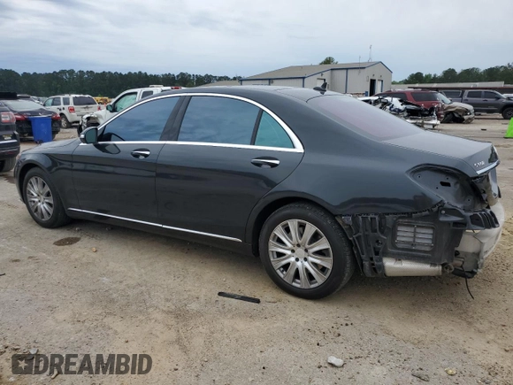 2015 Mercedes-Benz S 550 z VIN WDDUG8CB9FA097040, wystawiony jako Copart lot #55966445 z przebiegiem 117 941 mil mil oraz Szkoda całkowita • Salvage title. Historia ofert i sprzedaży dostępna na DreamBid. Obrazek 2.
