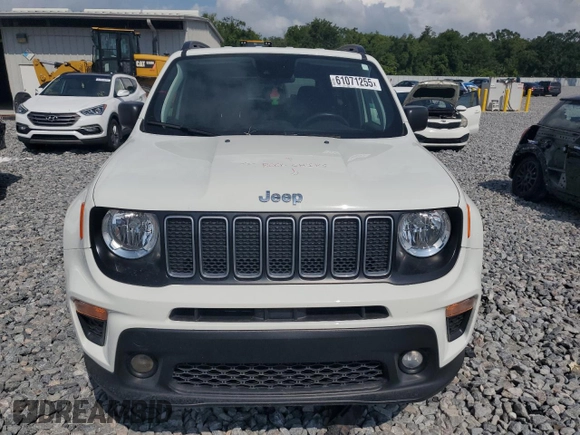 2022 Jeep Renegade Latitude with VIN ZACNJDB10NPN47851, listed as a Copart auction lot 61071255 with 74,763 mi miles and Non repairable. Bid and sale history available at DreamBid. Image 5.