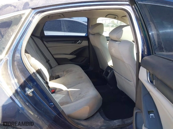 2019 Honda Accord Sedan LX 1.5T with VIN 1HGCV1F17KA027425, listed as a IAAI auction lot 41553943 with 1 mi miles. Bid and sale history available at carsss.com. Image 8.