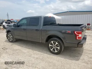 2020 Ford F-150 XL with VIN 1FTEW1CP2LKF36993, listed as a Copart auction lot 59711375 with 92,098 mi miles and Salvage title. Bid and sale history available at DreamBid. Image 2.