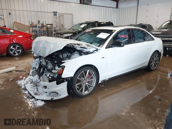 2016 Audi A4 Premium Plus with VIN WAUFFAFL2GA002902, listed as a IAAI auction lot 41606726 with 85,128 mi miles. Bid and sale history available at carsss.com. Image 2.