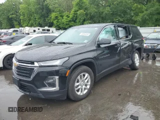 2024 Chevrolet Traverse LS with VIN 1GNESTKWXRJ139814, listed as a Copart auction lot 58866285 with 19,985 mi miles and Salvage title. Bid and sale history available at DreamBid. Image 1.