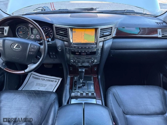 2011 Lexus LX 570 with VIN JTJHY7AX0B4079923, listed as a IAAI auction lot 41479800 with 289,477 mi miles. Bid and sale history available at carsss.com. Image 6.