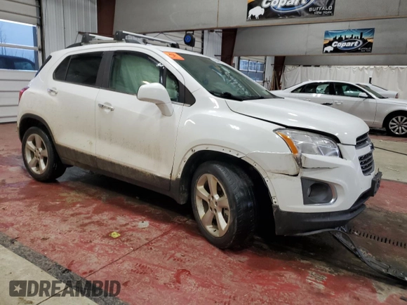 2015 Chevrolet Trax LTZ with VIN 3GNCJTSB5FL240691, listed as a Copart auction lot 43467825 with 140,903 mi miles and Salvage Title. Bid and sale history available at carsss.com. Image 4.