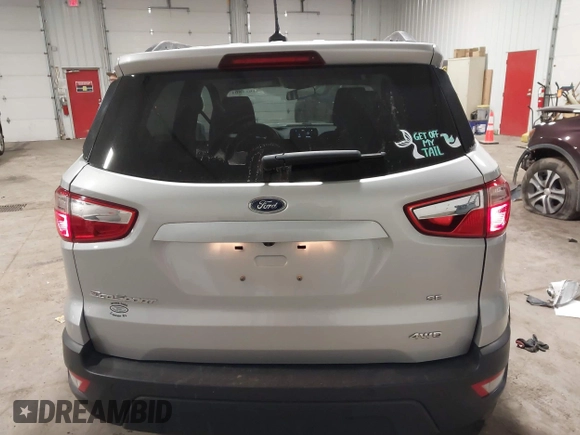 2019 Ford EcoSport SE with VIN MAJ6S3GLXKC307981, listed as a IAAI auction lot 41915801 with 31,998 mi miles. Bid and sale history available at carsss.com. Image 16.