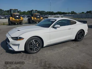 2020 Ford Mustang EcoBoost with VIN 1FA6P8TH5L5137177, listed as a Copart auction lot 57519255 with 82,865 mi miles and Salvage title. Bid and sale history available at DreamBid. Image 1.
