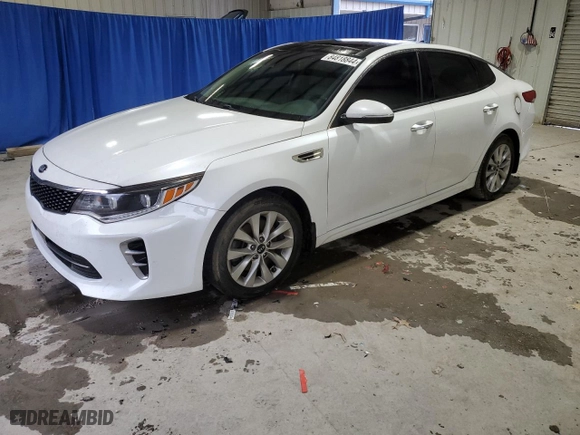 2017 Kia Optima EX with VIN 5XXGU4L31HG136468, listed as a Copart auction lot 84818844 with 119,383 mi miles and Salvage Title. Bid and sale history available at carsss.com. Image 1.