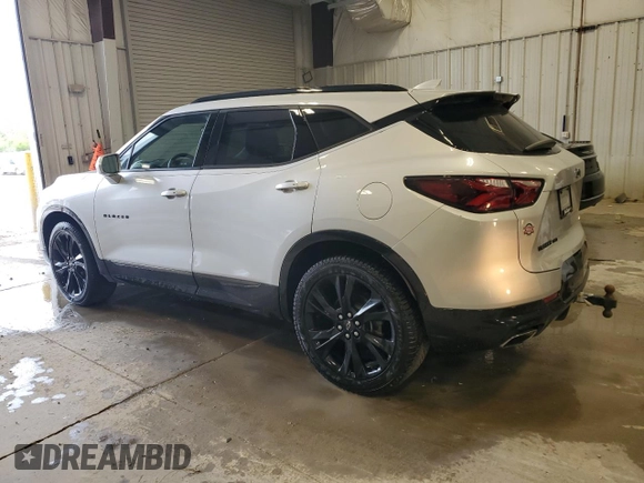 2019 Chevrolet Blazer RS with VIN 3GNKBJRS7KS655188, listed as a Copart auction lot 58039685 with 102,148 mi miles and Non repairable. Bid and sale history available at DreamBid. Image 2.