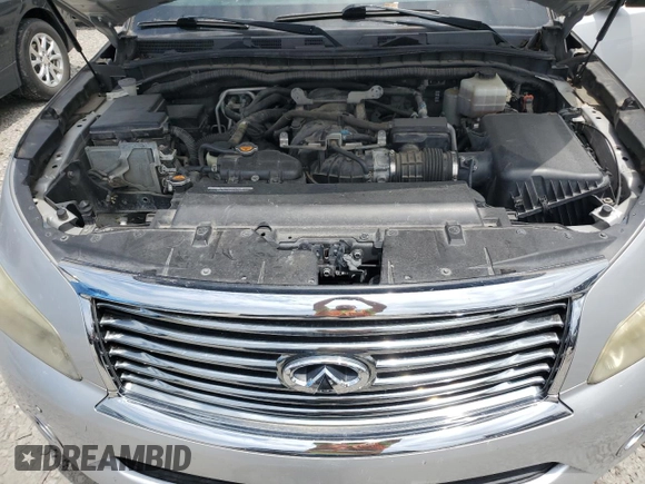 2011 Infiniti QX56 7-passenger with VIN JN8AZ2NF0B9501864, listed as a Copart auction lot 63815714 with Not Provided miles and Clean Title. Bid and sale history available at carsss.com. Image 12.