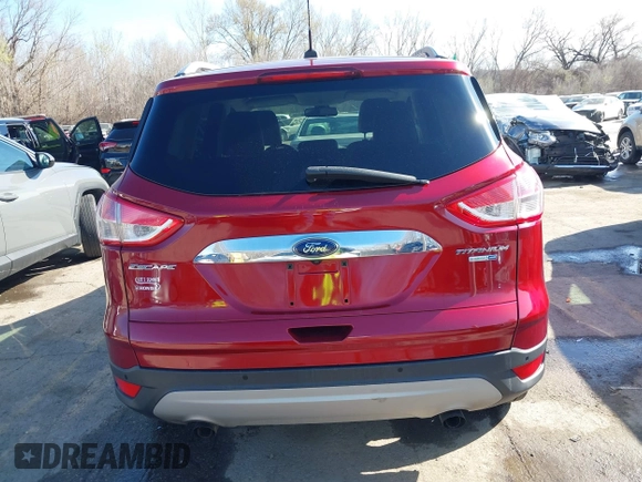 2014 Ford Escape Titanium with VIN 1FMCU9J97EUB79748, listed as a IAAI auction lot 41884915 with 197,899 mi miles. Bid and sale history available at carsss.com. Image 16.