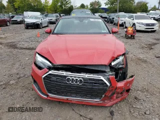2022 Audi A5 Sportback Premium with VIN WAUABCF51NA011980, listed as a Copart auction lot 71982364 with 8,077 mi miles and Salvage Title. Bid and sale history available at carsss.com. Image 5.