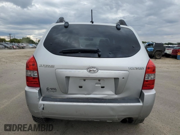 2008 Hyundai Tucson GLS with VIN KM8JM12B28U870149, listed as a Copart auction lot 70970264 with 159,606 mi miles and Salvage Title. Bid and sale history available at carsss.com. Image 6.
