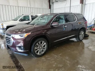 2018 Chevrolet Traverse Premier with VIN 1GNEVJKW9JJ267090, listed as a Copart auction lot 52331865 with 97,210 mi miles and Clean Title. Bid and sale history available at carsss.com. Image 1.