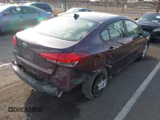 2017 Kia Forte LX with VIN 3KPFL4A79HE153371, listed as a IAAI auction lot 41620185 with 79,329 mi miles and . Bid and sale history available at carsss.com. Image 4.