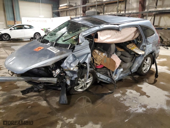 2010 Honda CR-V EX-L with VIN 5J6RE4H76AL037534, listed as a Copart auction lot 44063075 with 0 mi miles and Salvage Title. Bid and sale history available at carsss.com. Image 1.