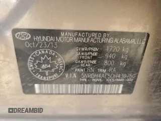 2013 Hyundai Elantra Limited z VIN 5NPDH4AE5DH439750, wystawiony jako Copart lot #59138845 z przebiegiem 152 065 mil mil oraz Nie do naprawy • Non repairable. Historia ofert i sprzedaży dostępna na DreamBid. Obrazek 12.