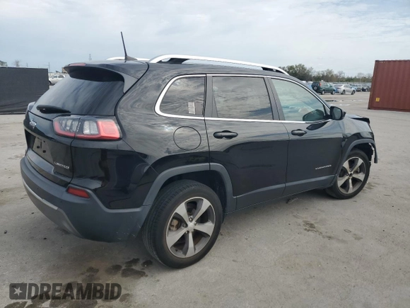 2020 Jeep Cherokee Limited with VIN 1C4PJLDB3LD581743, listed as a Copart auction lot 46538765 with 46,244 mi miles and Non Repairable. Bid and sale history available at carsss.com. Image 3.