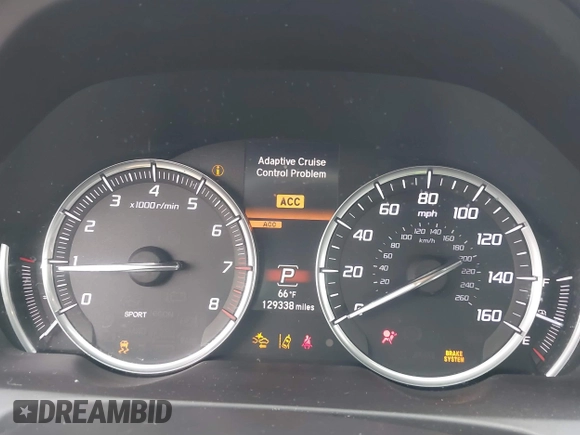 2015 Acura TLX Advance with VIN 19UUB2F74FA003547, listed as a IAAI auction lot 42101526 with 129,388 mi miles and . Bid and sale history available at DreamBid. Image 7.