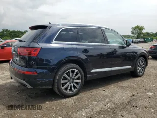 2017 Audi Q7 Premium Plus with VIN WA1LAAF75HD058074, listed as a Copart auction lot 63446045 with 214,453 mi miles and Clean title. Bid and sale history available at DreamBid. Image 4.