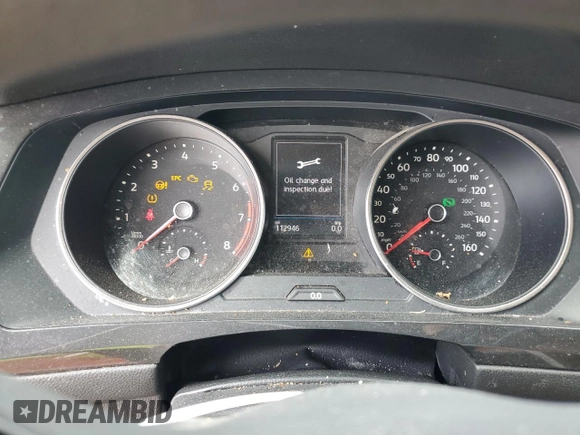 2018 Volkswagen Tiguan S z VIN 3VV1B7AX6JM084103, wystawiony jako Copart lot #65433355 z przebiegiem 112 946 mil mil oraz Czysty tytuł • Clean title. Historia ofert i sprzedaży dostępna na DreamBid. Obrazek 9.