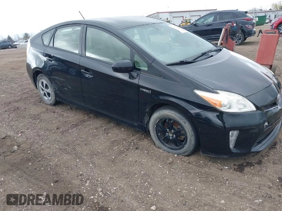 2013 Toyota Prius One with VIN JTDKN3DU9D5555689, listed as a IAAI auction lot 42041510 with 116,597 mi miles. Bid and sale history available at carsss.com. Image 1.