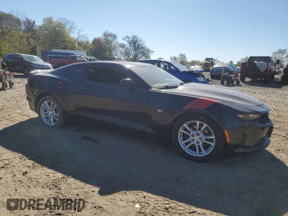 2020 Chevrolet Camaro 1LS with VIN 1G1FB1RX0L0130237, listed as a Copart auction lot 77319034 with 39,484 mi miles and Salvage title. Bid and sale history available at DreamBid. Image 4.